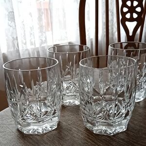 Waterford Crystal Clear Glass Tumblers Set